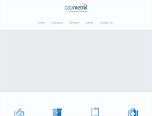 Tablet Screenshot of datametrix.ch